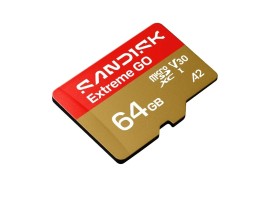 SANDISK MicroSDXC Extreme GO 64GB UHS-I A2 V30 U3 4K